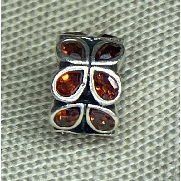 Authentic Chamilia Limited Edition Christmas Holiday Twinkle Bead Charm Red 2010 - Picture 3 of 4